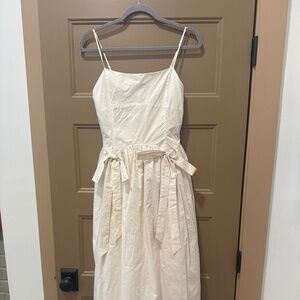 Sofie The Label Cream Bow Maxi Dress